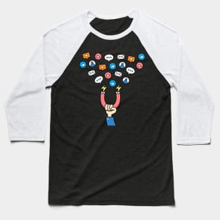 Influencer marketing starburst concept Baseball T-Shirt
